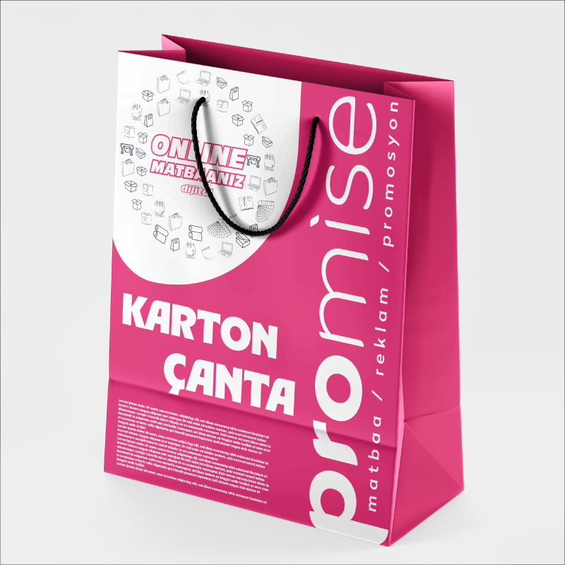 Karton Çanta - Örnekleri