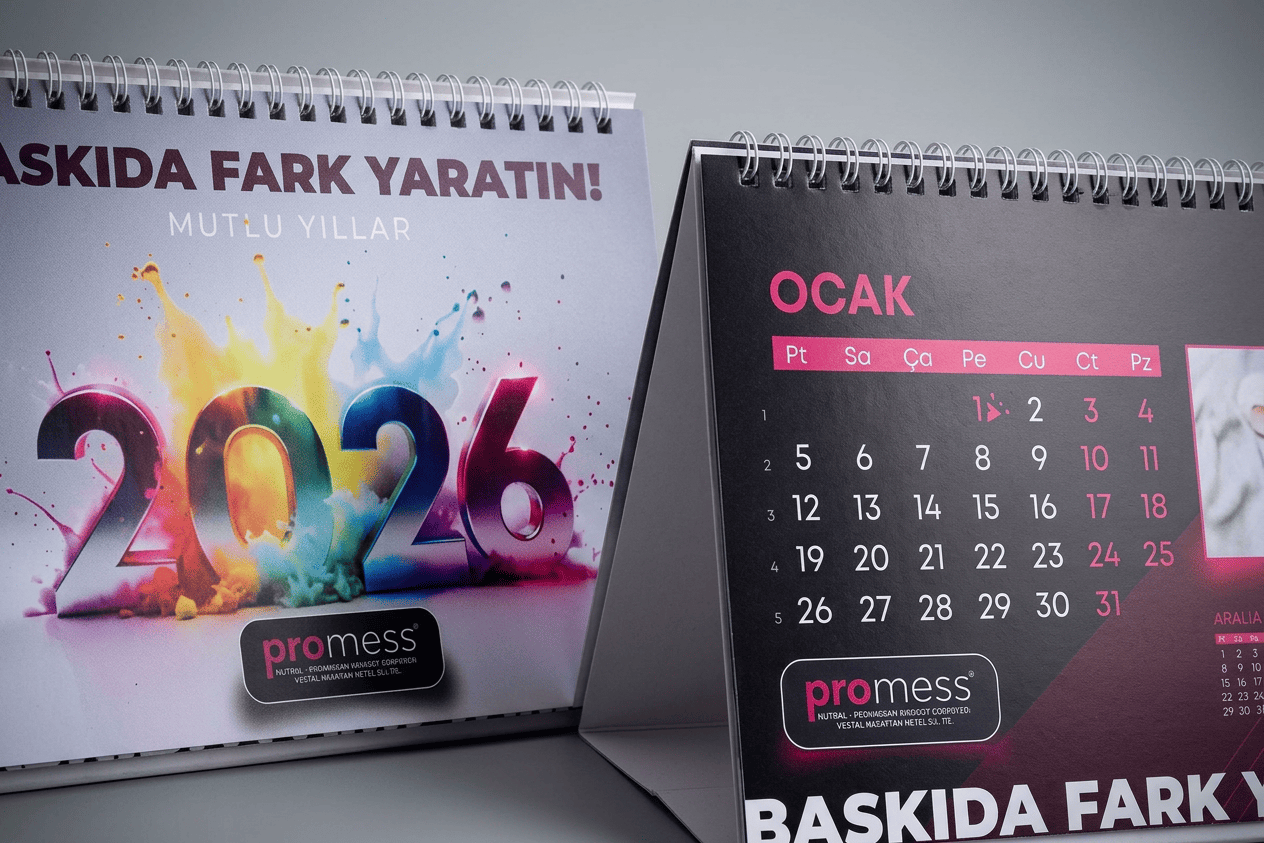 Masa Takvimi Örnek 3 - Promess Matbaa