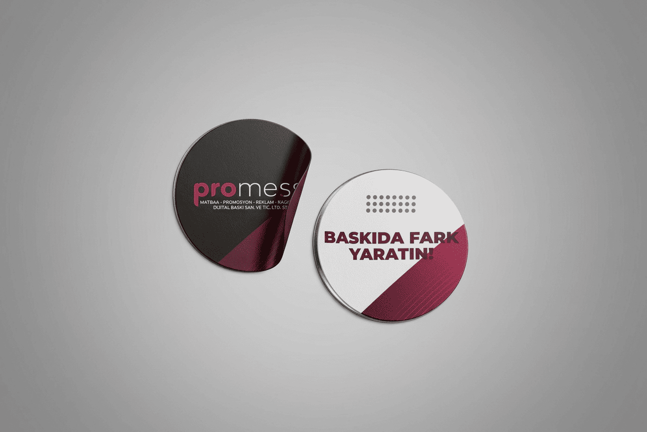 Etiket (Sticker) Örnek 3 - Promess Matbaa