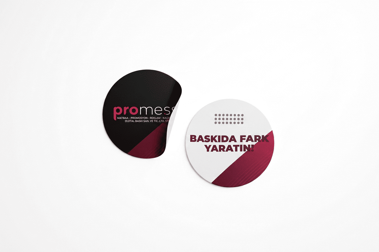 Etiket (Sticker) Örnek 4 - Promess Matbaa