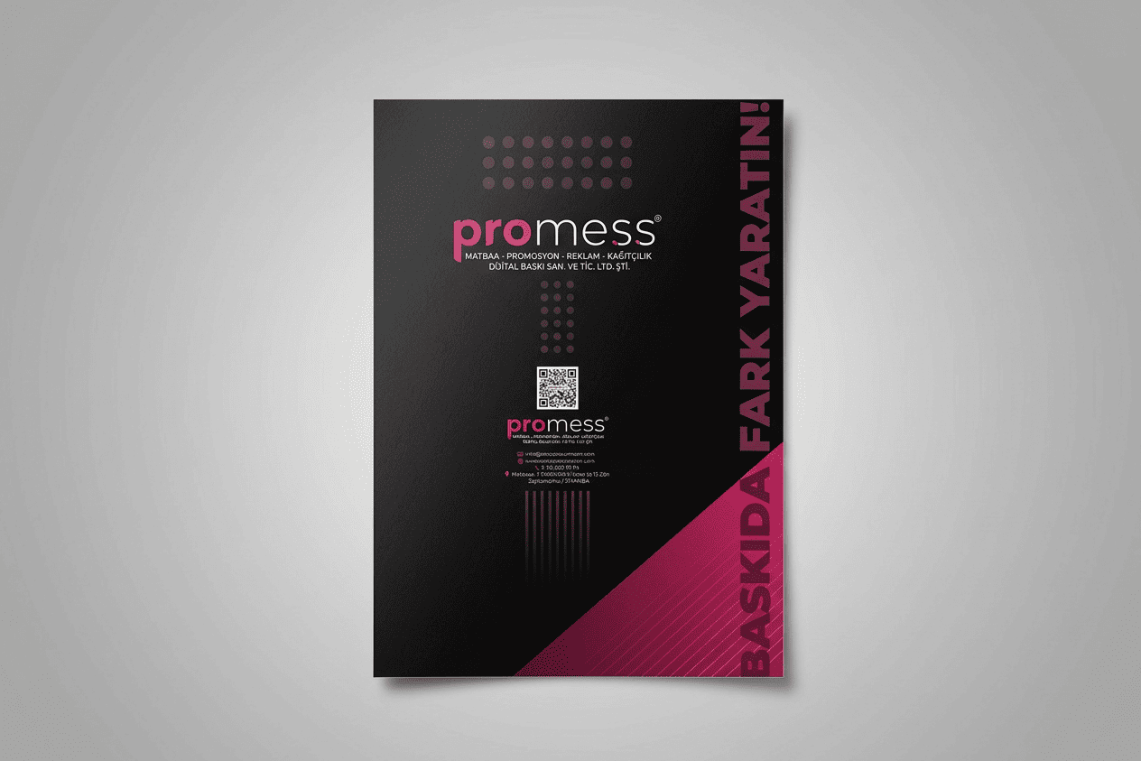 Afiş / Poster Örnek 4 - Promess Matbaa