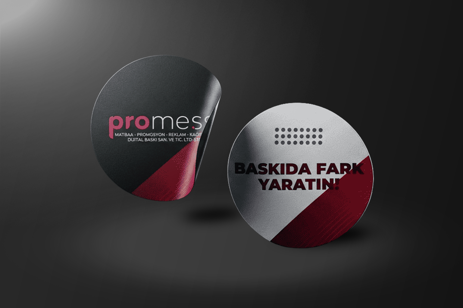 Etiket (Sticker) - Promess Matbaa